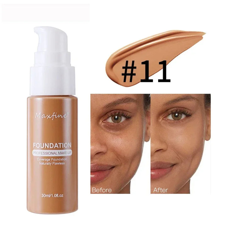 Rynx | Liquid Face Foundation Cream Oil Control BB Cream Matte Base Brightening Concealer Long-lasting Full Coverage Women's Makeup Cosmetics