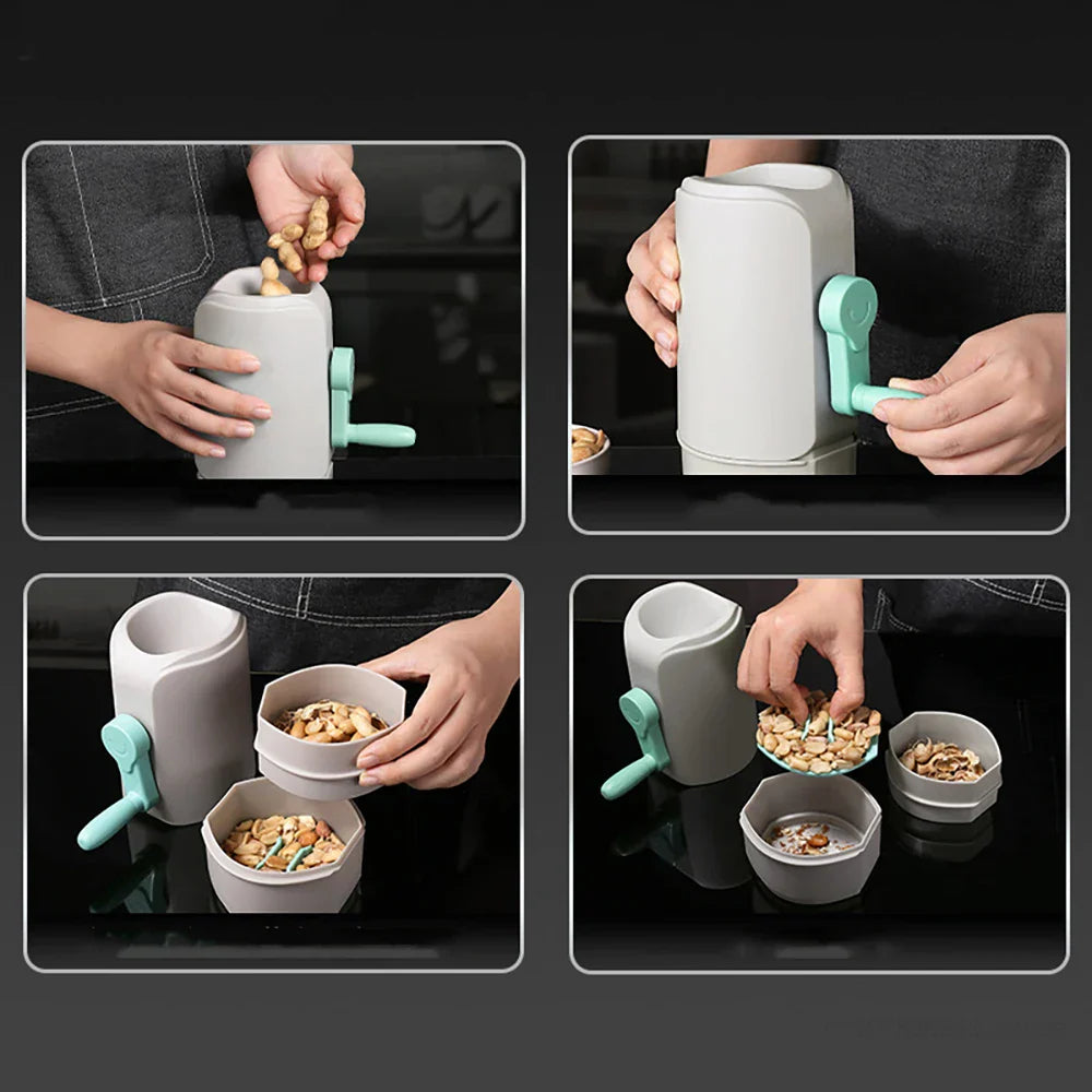 Lisslune | Manual Crank Peanut Chestnut Shell Cracker Gadget