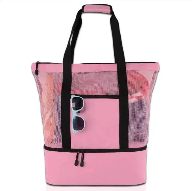 Lisslune | MESH PICNIC & BEACH BAG – Waterproof picnic & beach bag with double layer & high capacity