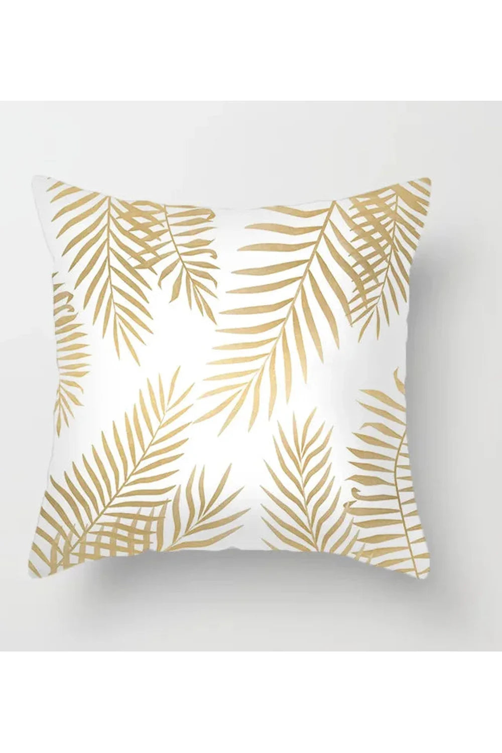Lisslune | Yellow leaf polyester pillowcase