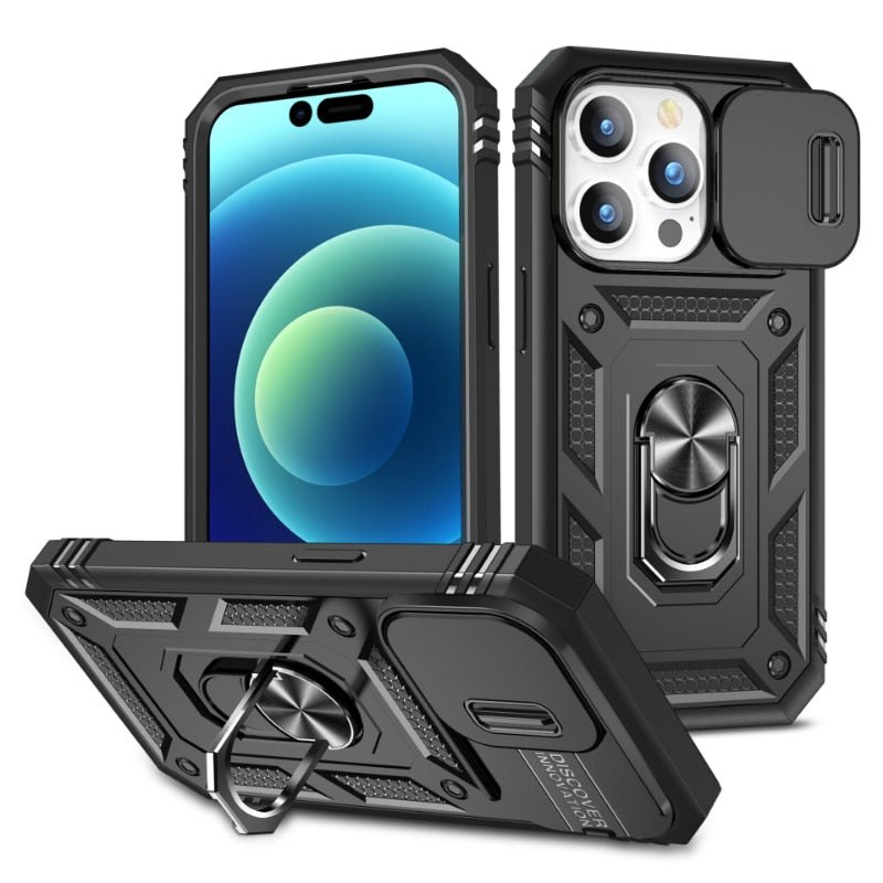Lisslune | iPhone waterproof construction protective case including camera and display protection