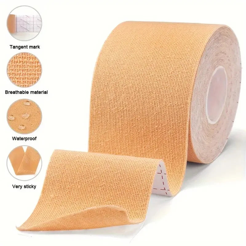 Rynx | 1 Roll 5cm*5m Elastic Kinesiology Tape Athletic Recovery Elastic Tape Muscle Pain Relief Knee Support Fitness Sport Protection