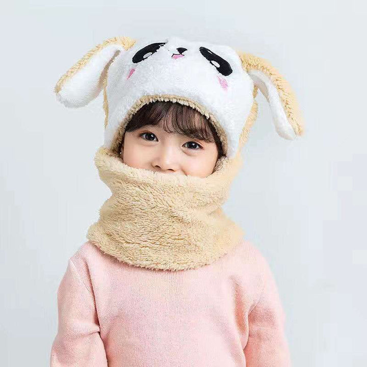 Lisslune | Bear children's hat with scarf and ears