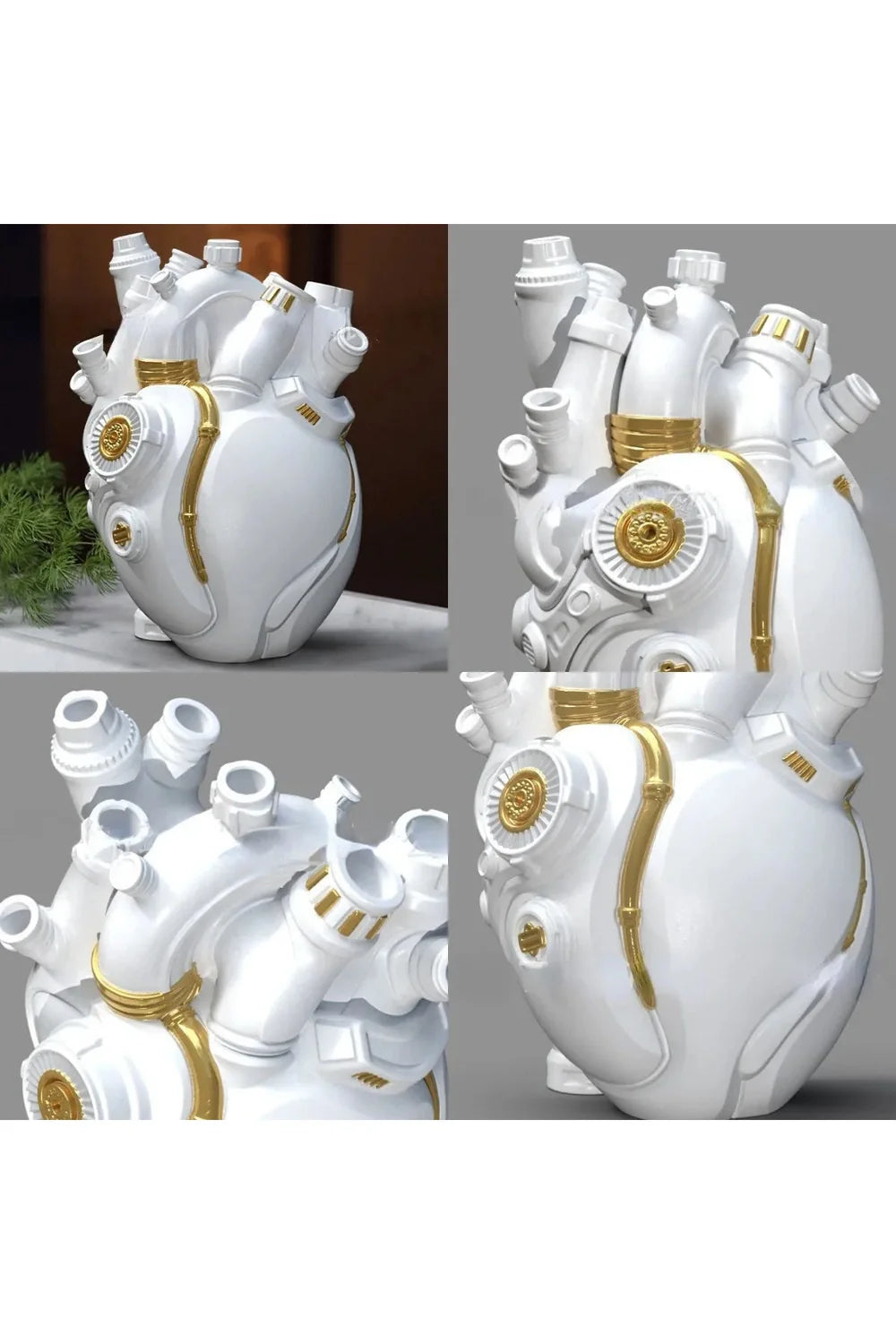 Lisslune | Resin Heart Vase