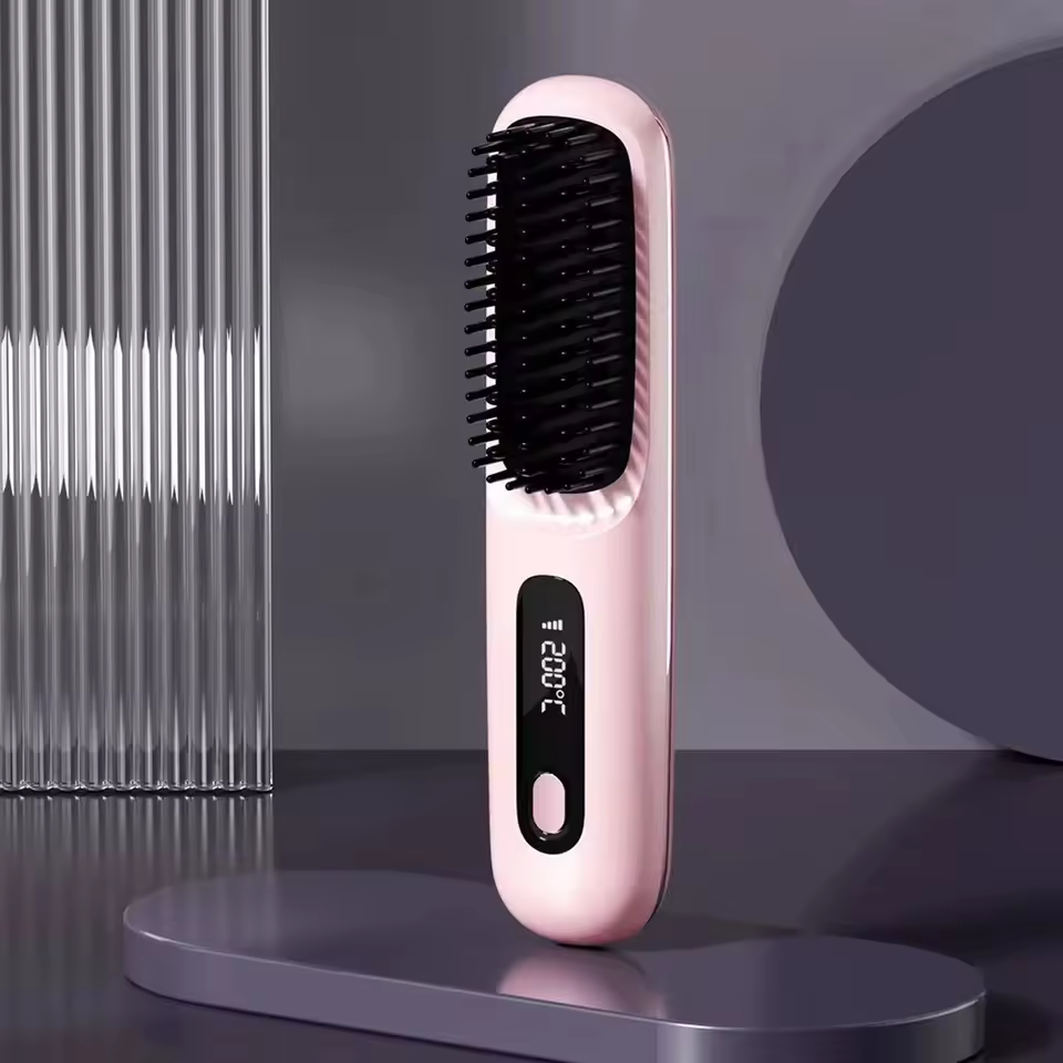 Lisslune | Portable Hair Styling Brush | Smooth & Healthy Hair Anytime, Anywhere
