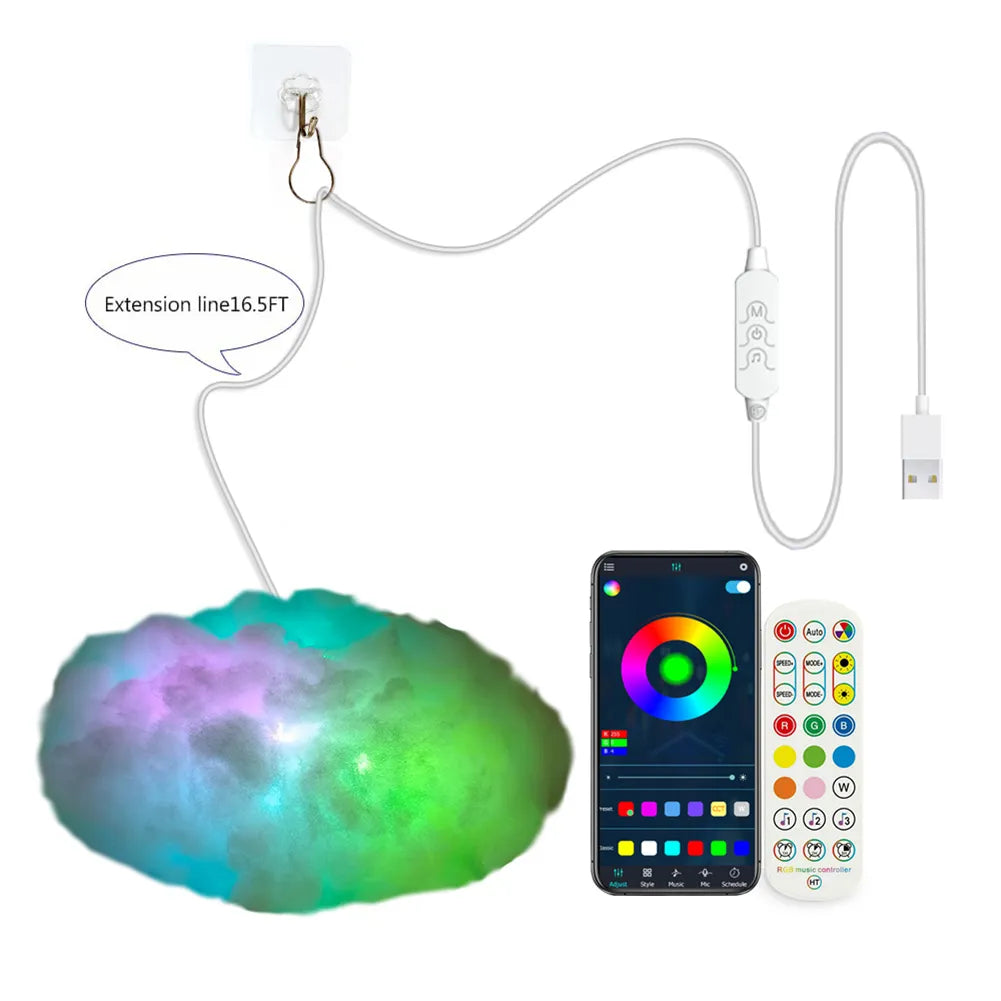 Lisslune | Cloudscape Glow 3D Cloud Smart Bedroom Light