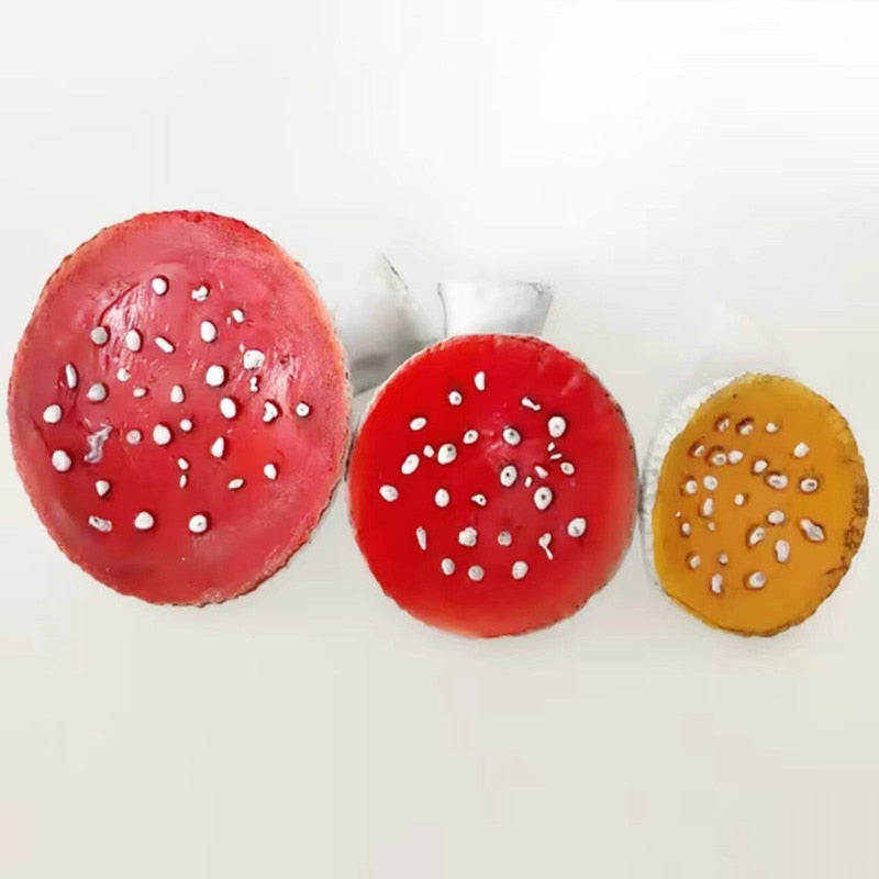 Lisslune | Mushroom Shape Floating Resin Wall Shelf