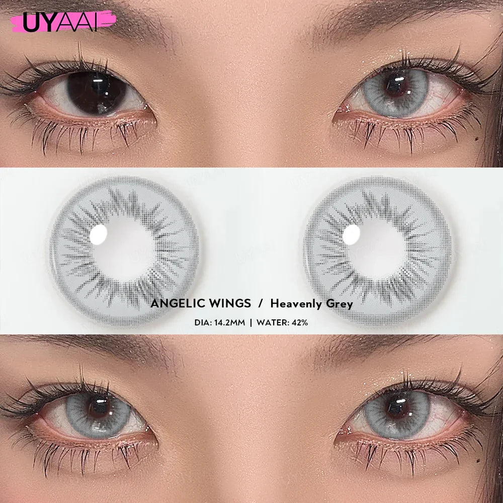 Rynx | 0~600 Myopia Natural Brown Colored Contact Lenses Gray Colored Lenses with Diopters Optical Lenses for Women Free Shipping