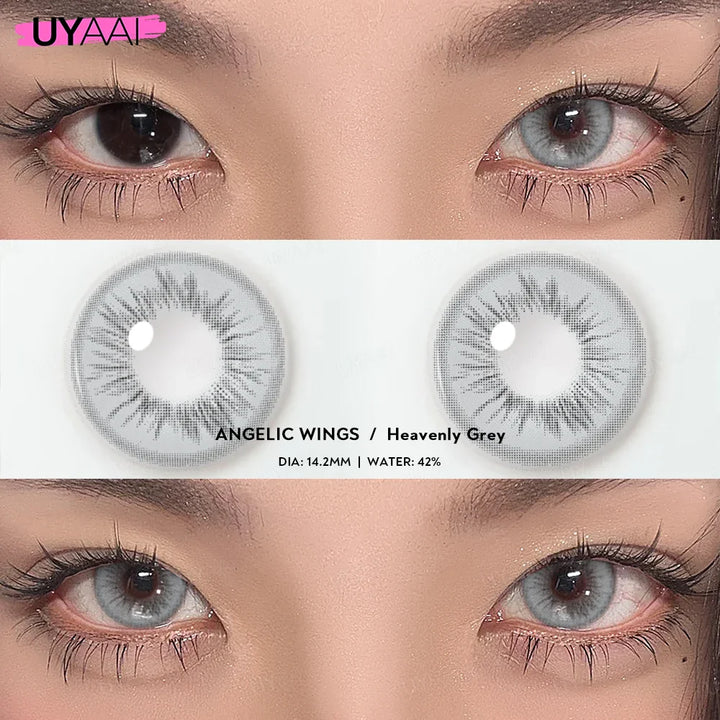 Rynx | 0~600 Myopia Natural Brown Colored Contact Lenses Gray Colored Lenses with Diopters Optical Lenses for Women Free Shipping