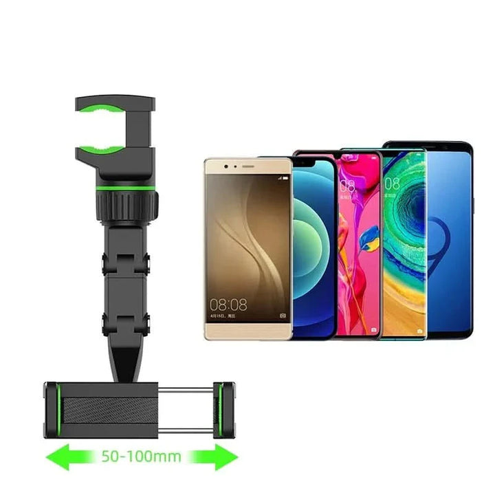 Lisslune | 360° Car Phone Holder Mount for Rearview Mirror