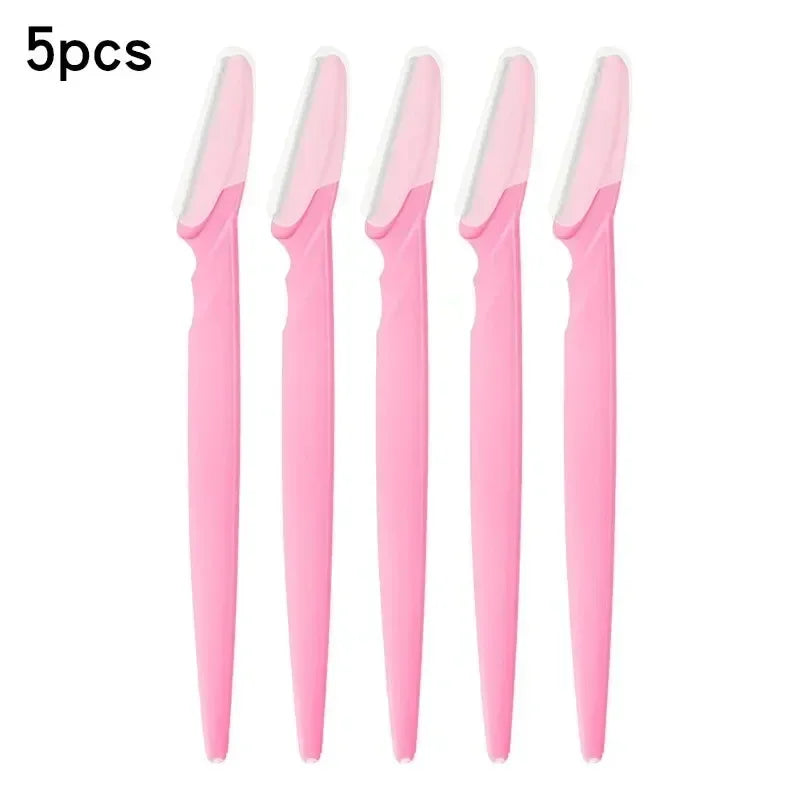 Rynx | 1/3/5pcs Eyebrow Razor New Safe Eyebrow Scraper Eyebrow Knife for Female Beginners Student Girls Face Razor Face Hair Remover