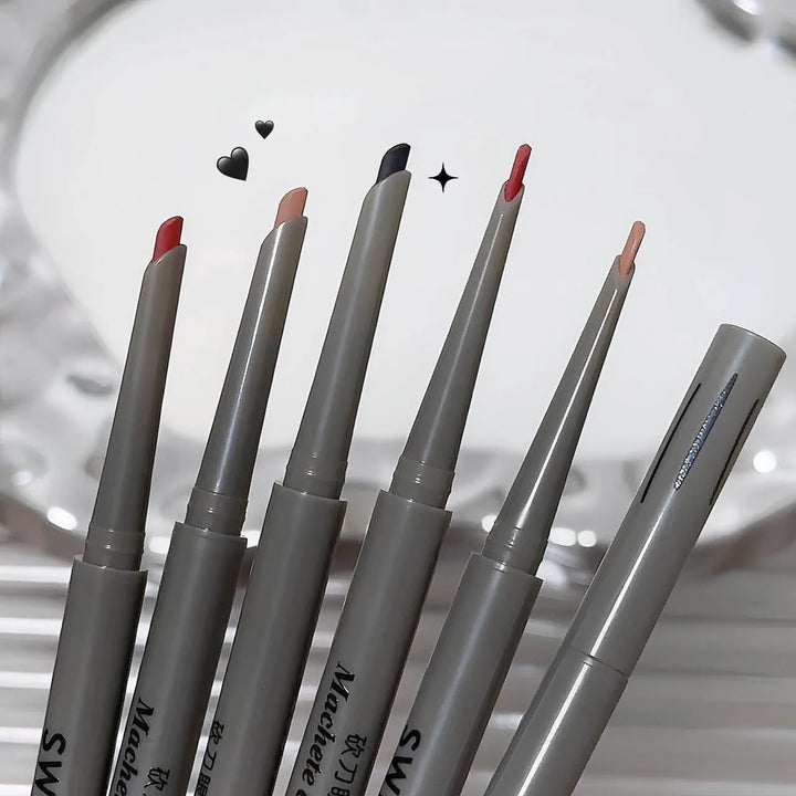 Rynx | Matte Lying Silk Moth Eyeliner Gel Pencil Waterproof Non-Blooming Quick-Drying Eyeliner Pencil Tea Brown Eyeshadow Pencil Makeup