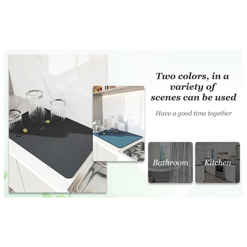 Lisslune | Large Water Absorbent Kitchen Draining Pad