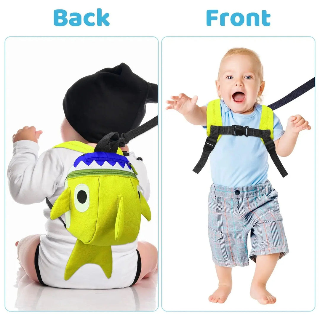Lisslune | Kids adventure safety backpack with linen harness for explorers