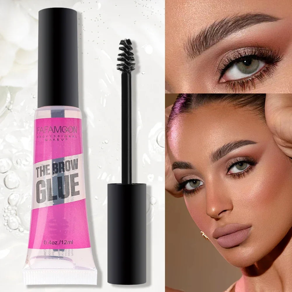 Rynx | Transparent Eyebrow Styling Gel fast-drying 12ml natural 3D wild eyebrows adhesive long-lasting waterproof Brow Enhancer Lifting Makeup