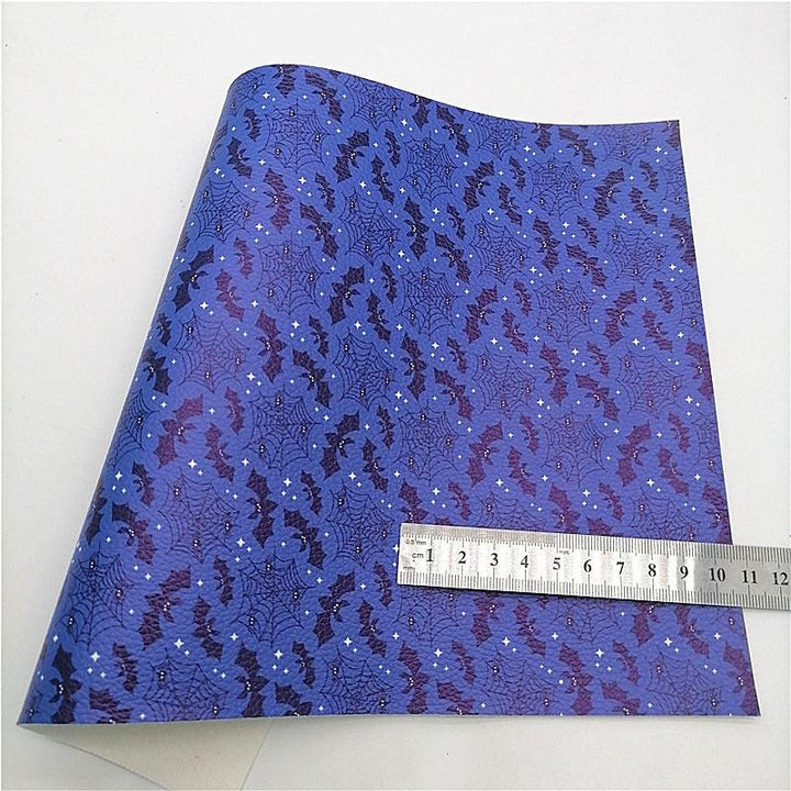 Lisslune | Elegant Sparkle Leather Craft Collection - Chic Plaid & Enchanting Spiderweb Designs
