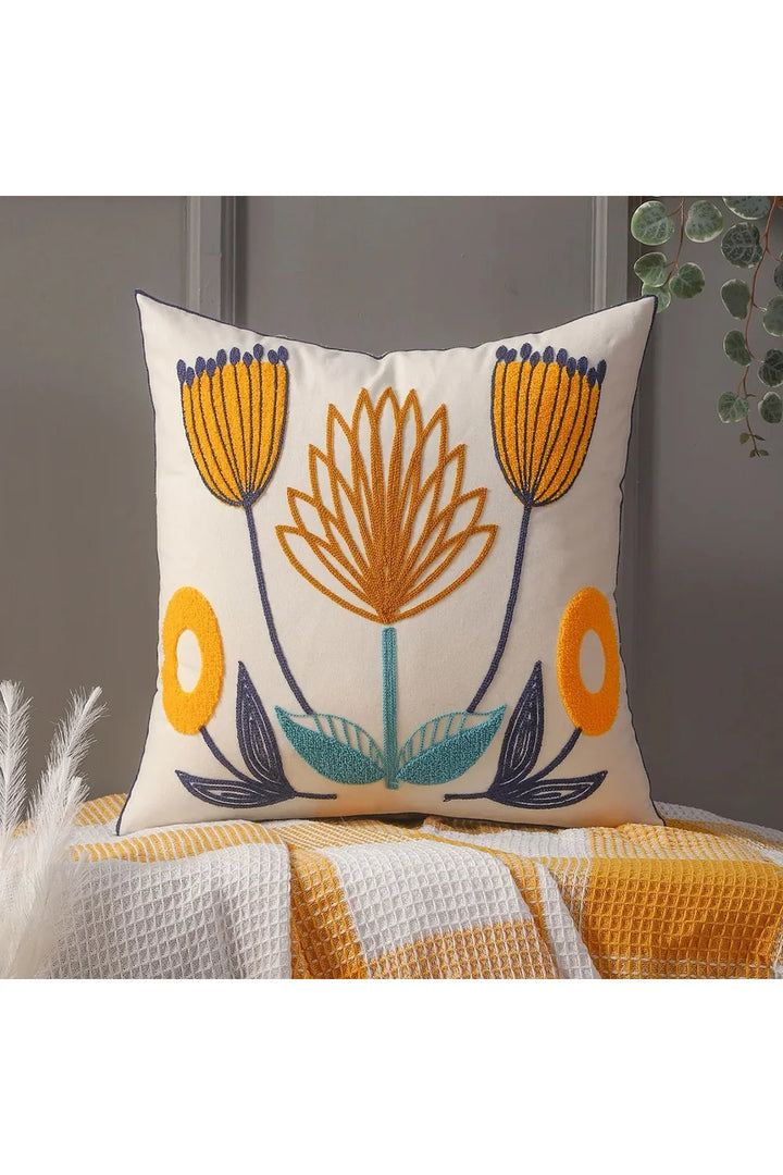 Lisslune | Aviary Embroidered Pillowcase