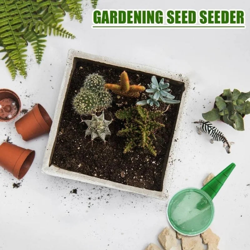 Lisslune | Adjustable Seed Spreader – Precise Garden Seed Distributor for Easy Application