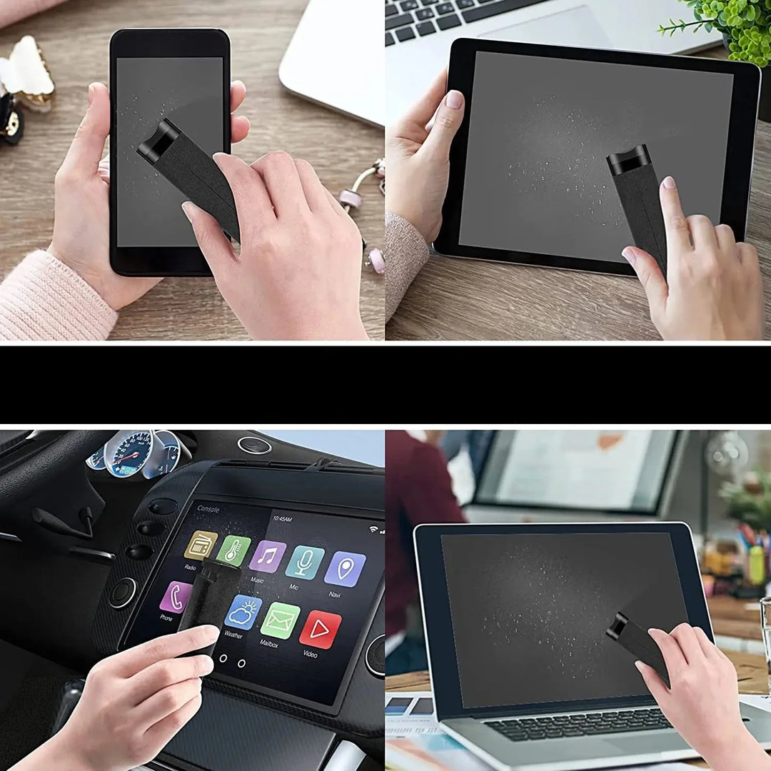Lisslune | 2-in-1 screen cleaning spray device with microfiber sponge