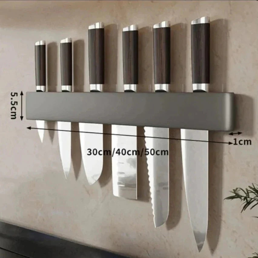 Lisslune | Knife holder - Knifey - Stainless steel - Multi-function shelf