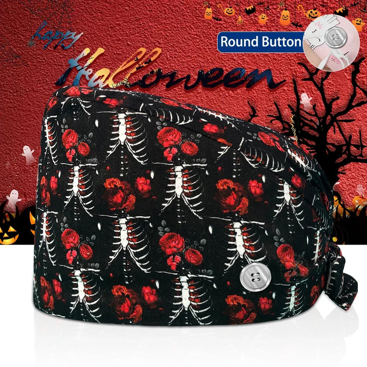 Lisslune | Surgical Skull Print Apron with Adjustable Design and Button