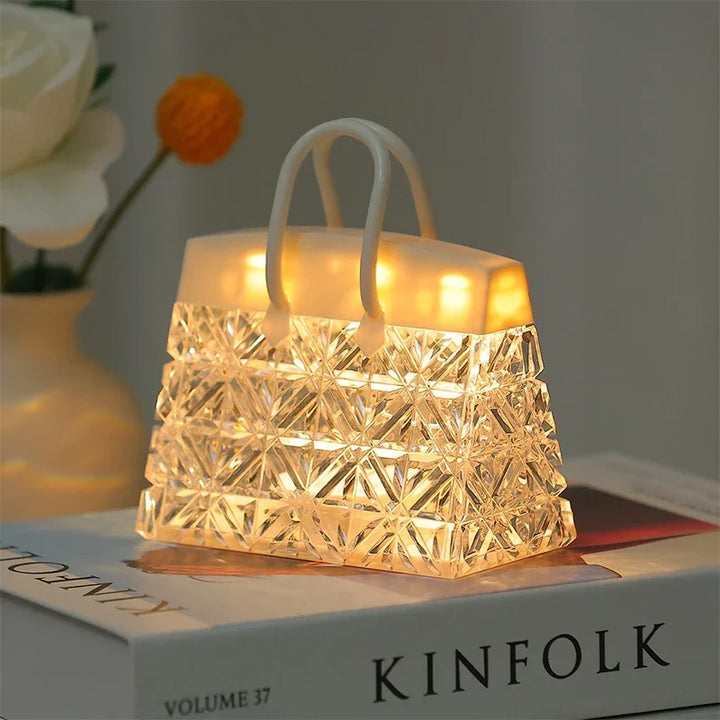 Lisslune | CrystalBag | Creative Acrylic Night Light in Handbag Shape