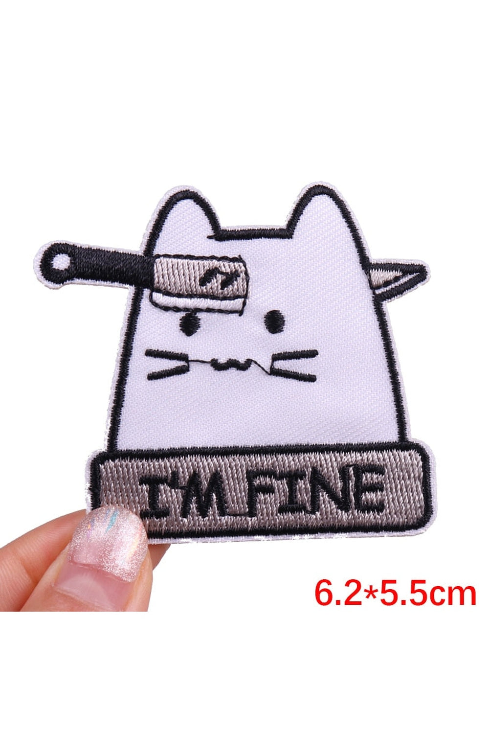 Lisslune | Ghost Style Embroidered Patch