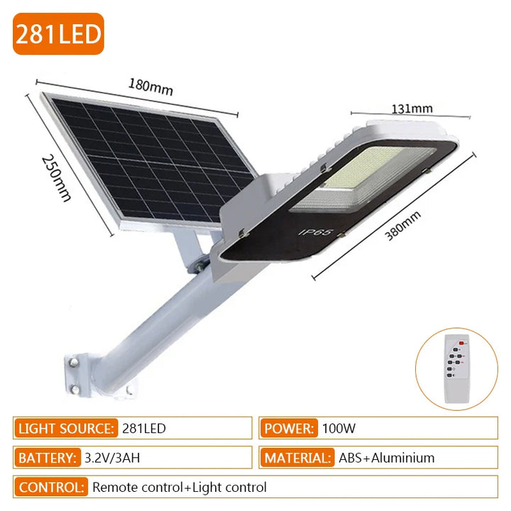 Lisslune | Heavy-Duty Outdoor Solar Security Waterproof Light