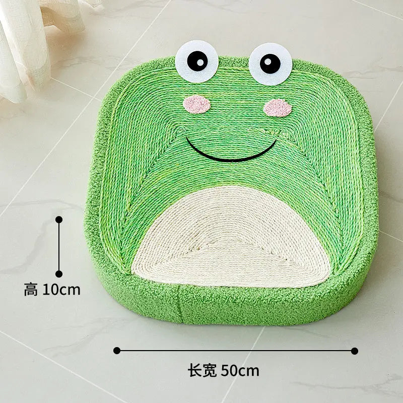 Rynx | 51 cm Sisal Hemp Scratching Board Scratch-resistant Cat Lounge for Claw Sharpening Cute Square Cat Nest Pet Accessories