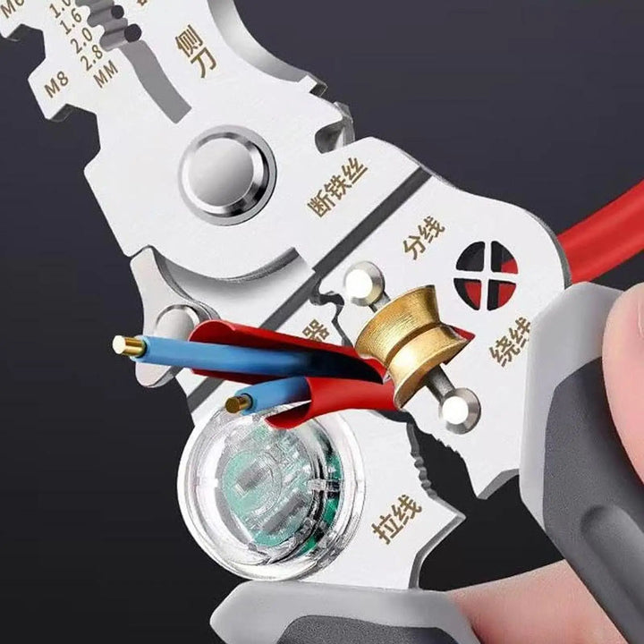 Lisslune | Multi-Task Wire Stripper Voltage Detector Plier