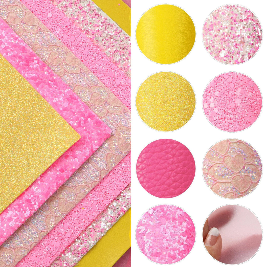 Lisslune | Shimmering DIY Glitter Craft Collection - 5 Sparkling Sheets