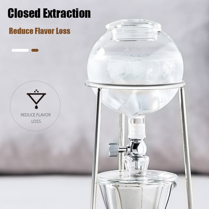 Lisslune | Vintage Art Brew Glass Reusable Drip Coffee Pot