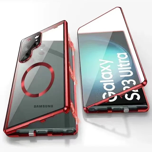 Lisslune | Metal Aluminum Alloy 360 Case with Safety Closure for Samsung Galaxy S24-S23 Series
