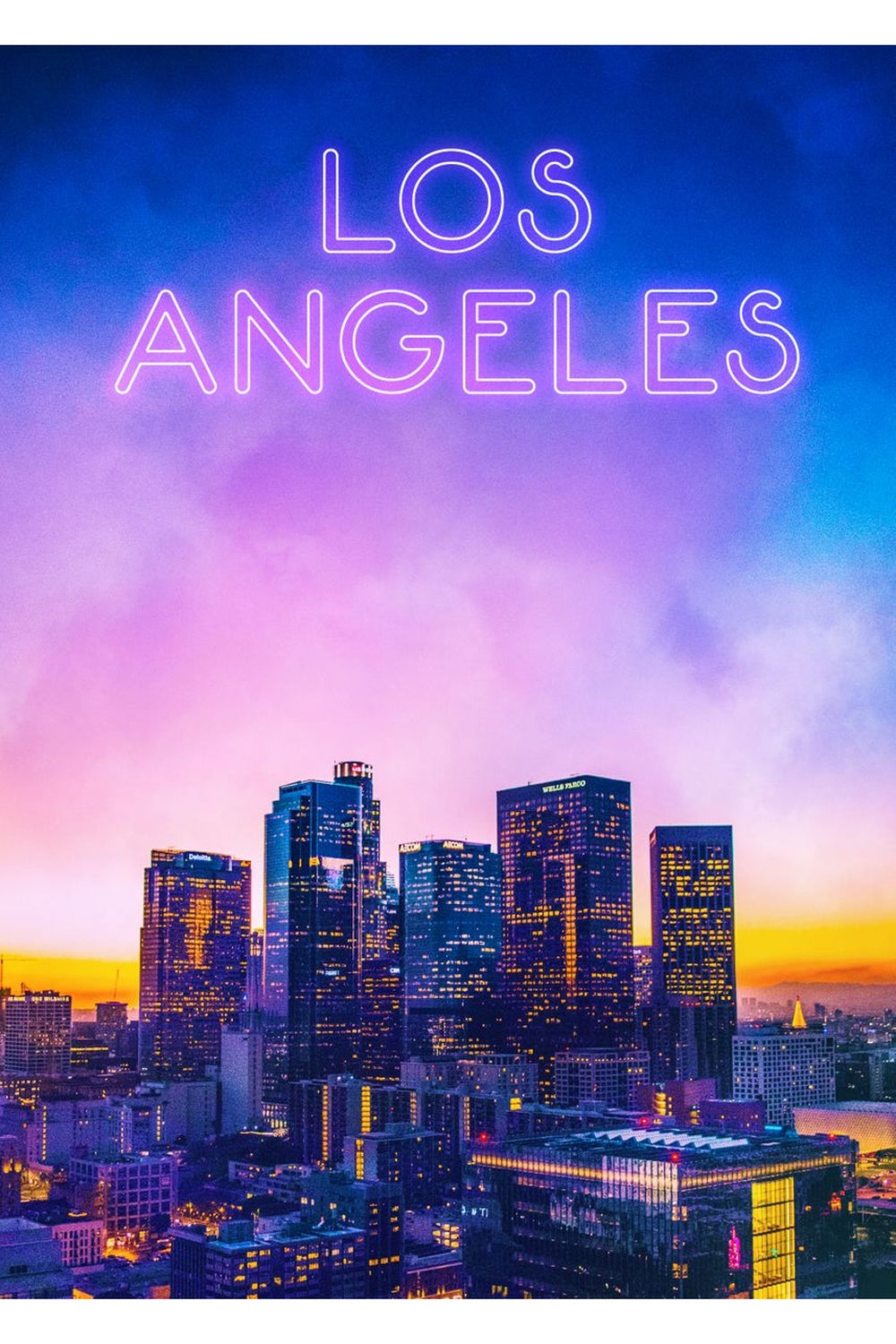 Lisslune | Neon Lights Poster