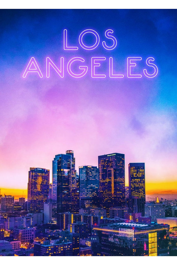 Lisslune | Neon Lights Poster
