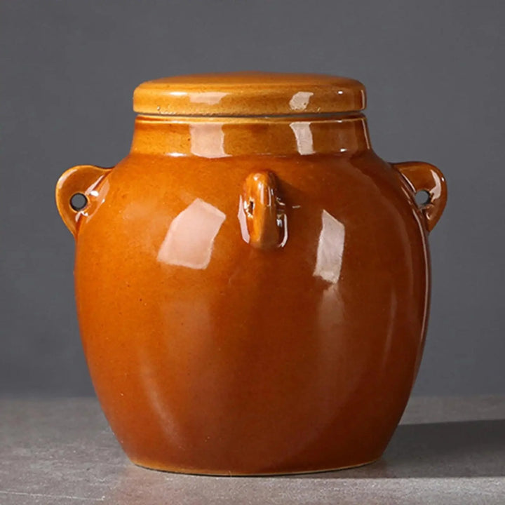 Lisslune | Elegant sparkling ceramic storage jar for stylish kitchen decoration