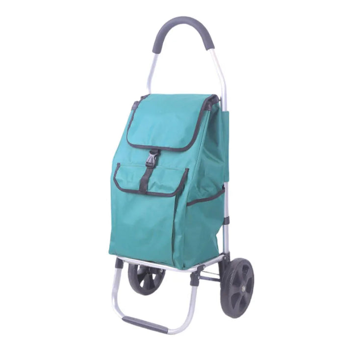 Lisslune | Foldable Aluminium Shopping Trolley – CarryEase