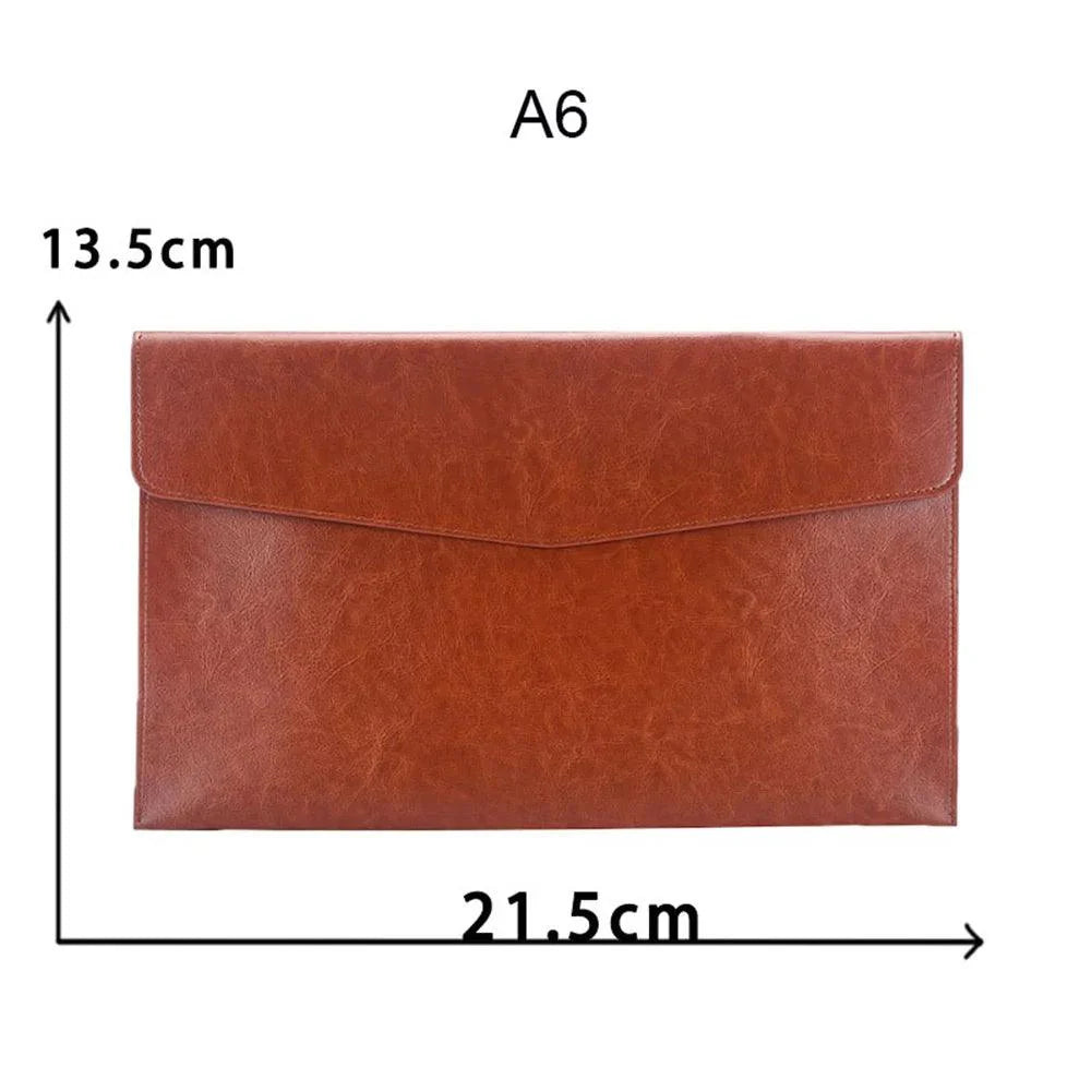 Lisslune | Elegant PU leather business portfolio with plenty of storage
