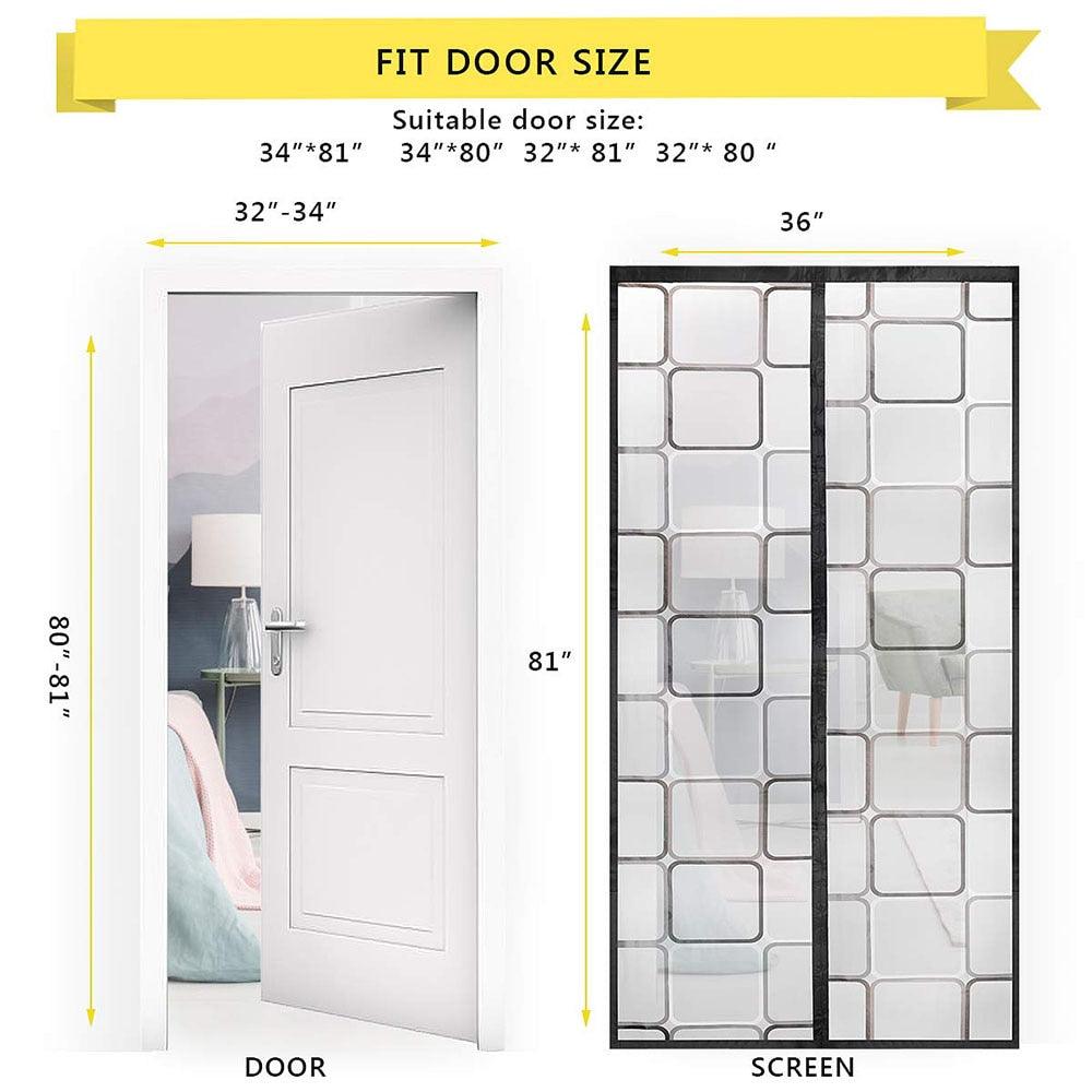 Lisslune | Bug-Barrier Summer Breeze Magnetic Screen - Experience Insect-Free Fresh Air