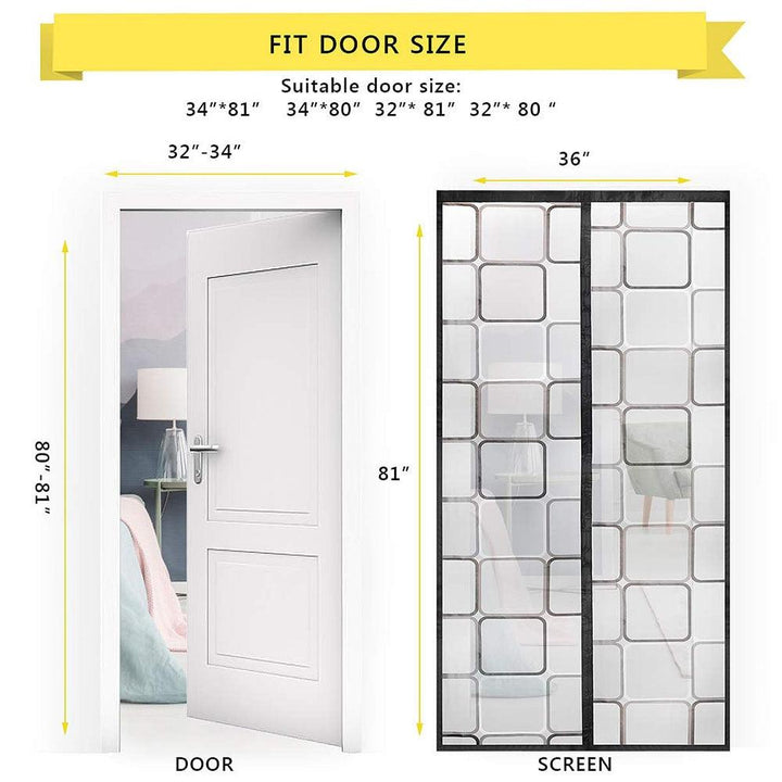 Lisslune | Bug-Barrier Summer Breeze Magnetic Screen - Experience Insect-Free Fresh Air