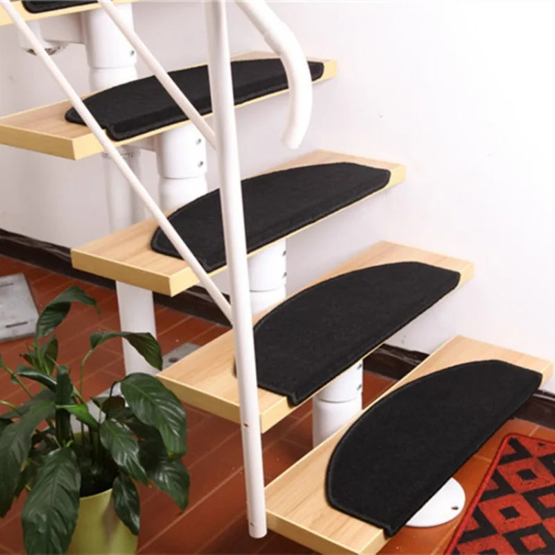 Rynx | Stair Mat Self-Adhesive Safety Stair Mat Carpet Mat Soft Strips Non-Slip Protective Covers for Indoor Decoration Rugs for Bedroom