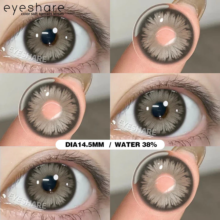 Rynx | 1 Pair Cosplay Colored Contact Lenses Anime Blue Lenses Purple Eyes Halloween Makeup Contacts Annual Pink Beauty Pupils