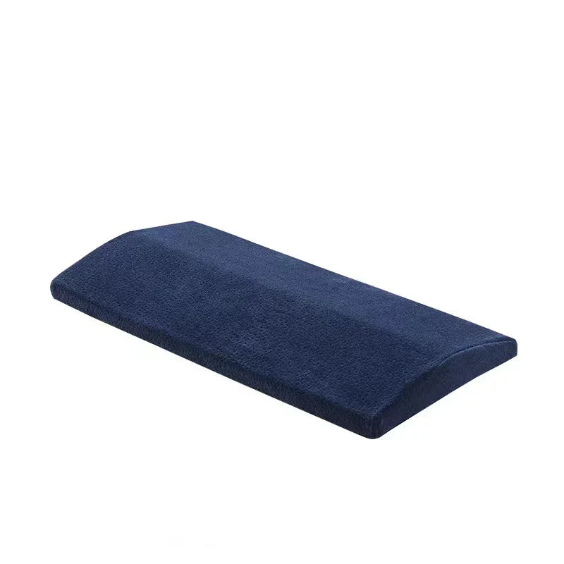 Lisslune | Memory Foam Lumbar Support Cushion - Back Support for Sleeping in Bed, Waist Pillow for Relief of Lower Back Pain