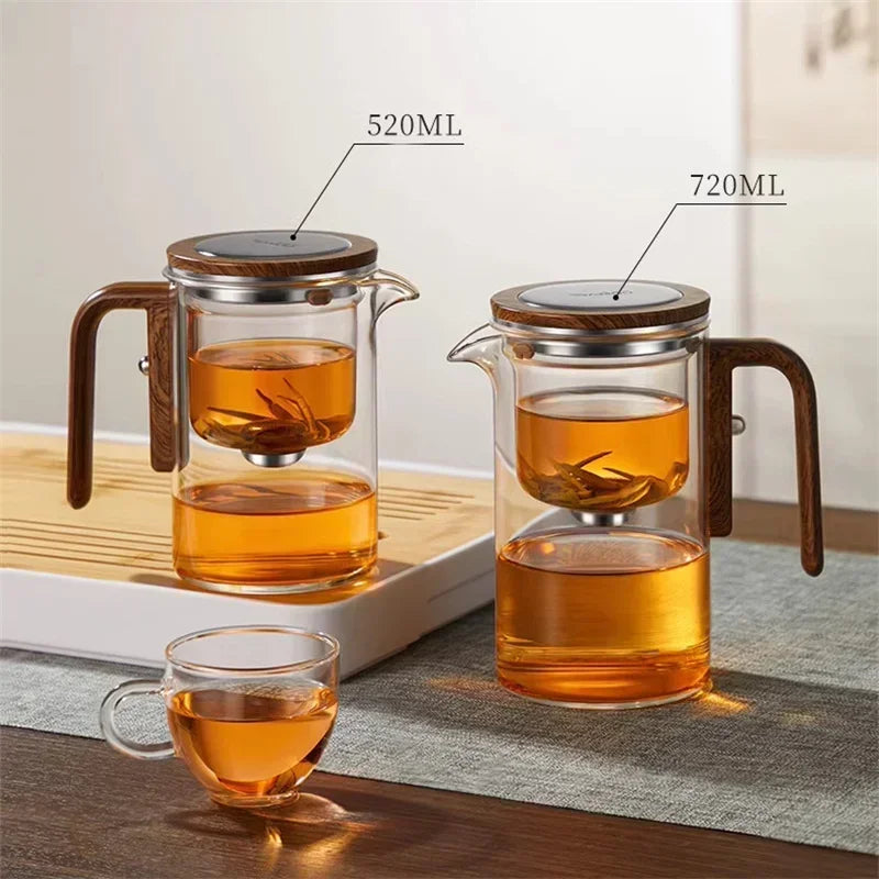 Lisslune | One-Click Magnetic Switch Tea Separation Teapot