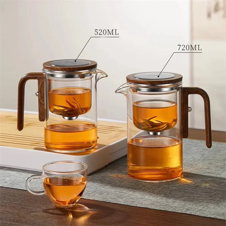 Lisslune | One-Click Magnetic Switch Tea Separation Teapot