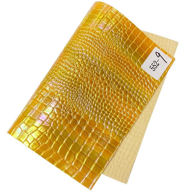 Lisslune | Lively Metallic Crocodile Texture Synthetic Leather Craft Kit