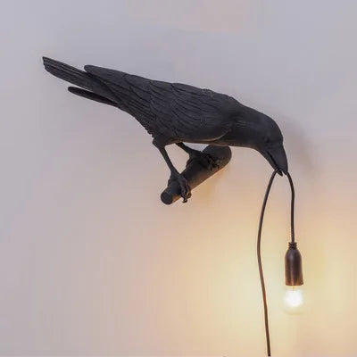 Lisslune | Modern Lucky Bird Table Lamp – Creative Resin Animal Design for Bedroom and Living Room