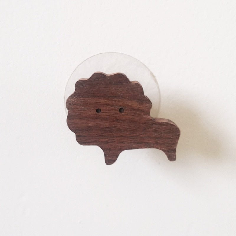 Lisslune | Cute Animal Walnut Wood Coat Hook