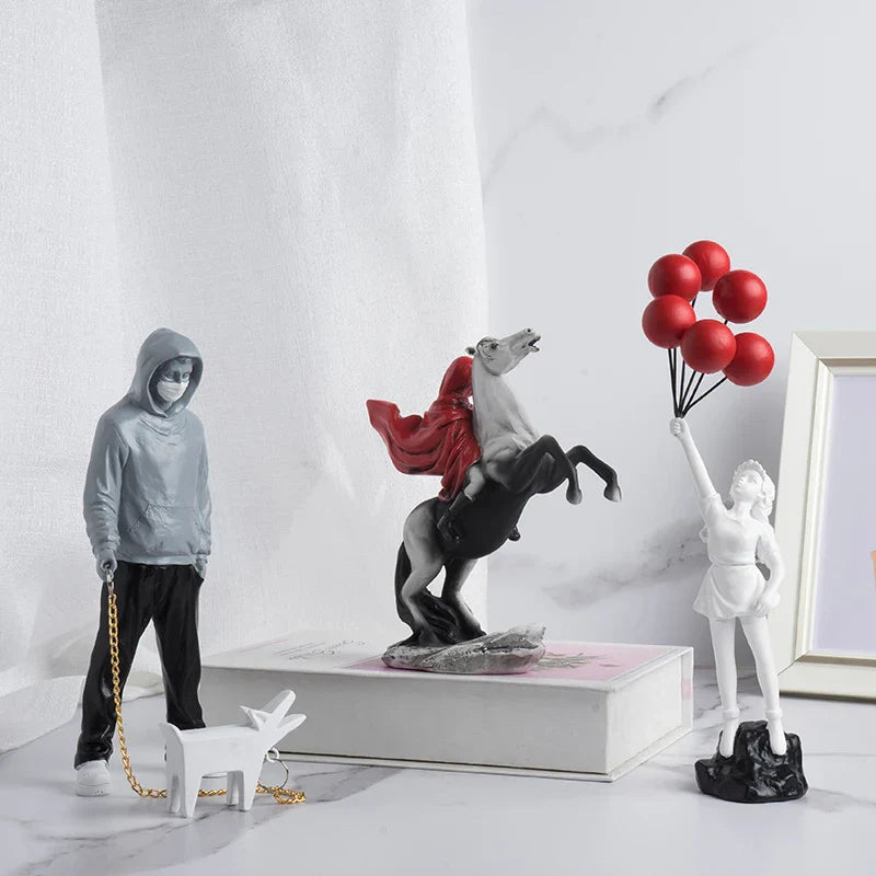 Lisslune | Banksy inspired sculpture collection