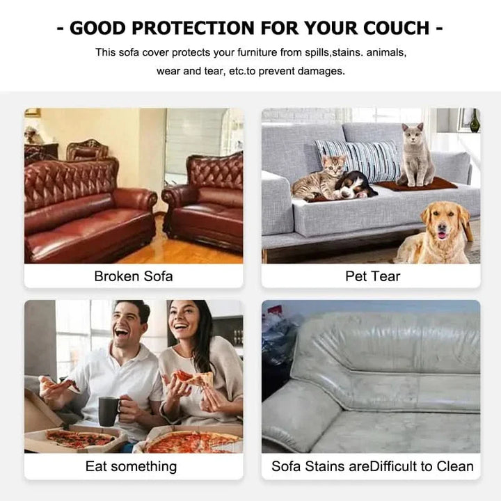 Lisslune | CushionWrap - Elastic, non-slip sofa covers